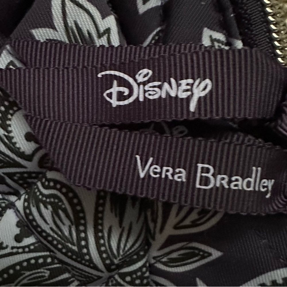 Vera Bradley Disney Mickey Minnie Mini Backpack Crossbody Quilted Floral Purple - Picture 8 of 10